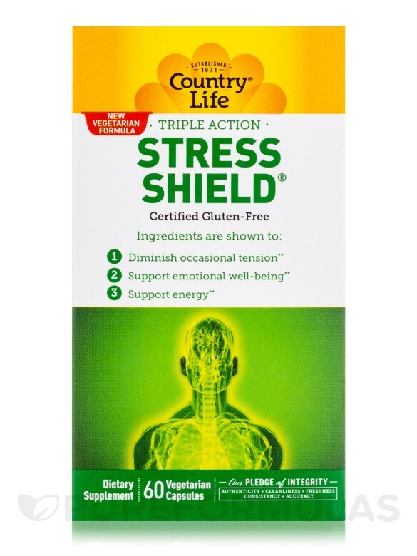 Stress Shield - 60 Vegan Capsules - Alternate View 3
