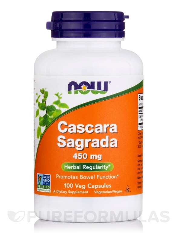 Cascara Sagrada 450 mg - 100 Capsules