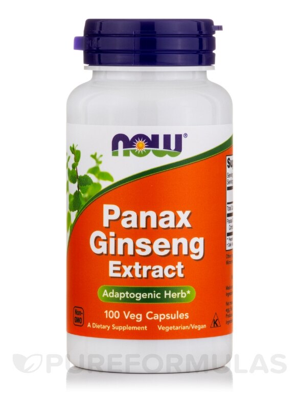 Panax Ginseng 500 mg - 100 Veg Capsules