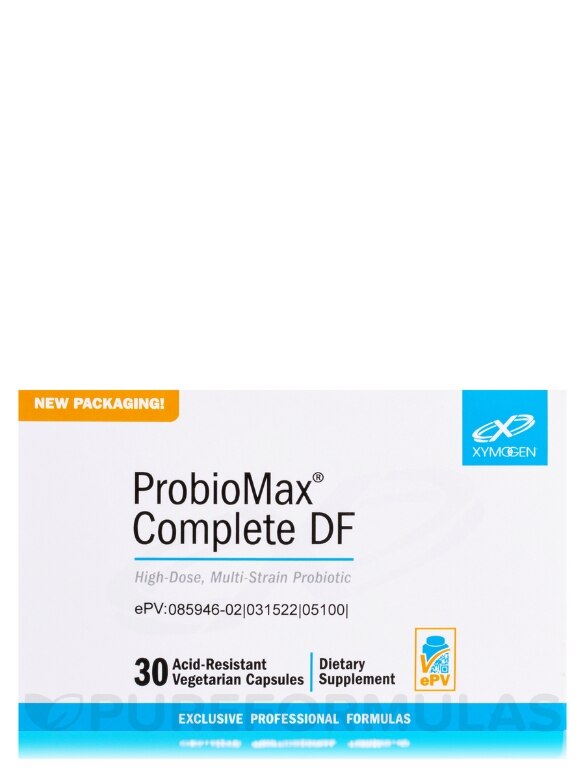 ProbioMax® Complete DF - 30 Acid-Resistant Vegetarian Capsules - Alternate View 1