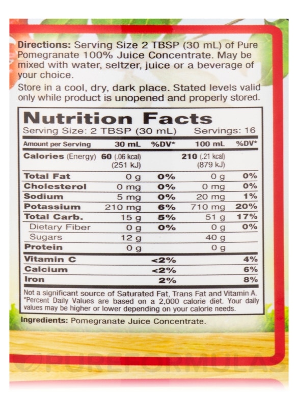Pomegranate Juice Concentrate - 16 fl. oz (473 ml) - Alternate View 4