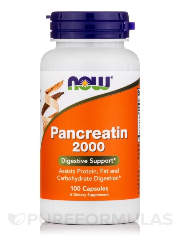 Pancreatin 10X - 200 mg - 100 Capsules