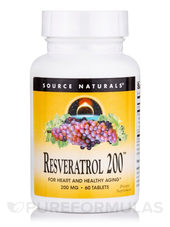 Resveratrol 200 mg - 60 Tablets