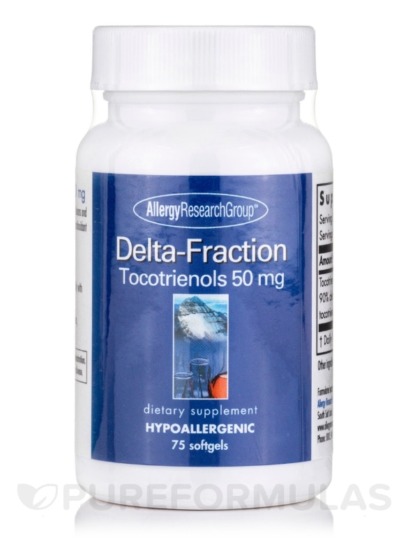 Delta-Fraction Tocotrienols 50 mg - 75 Softgels