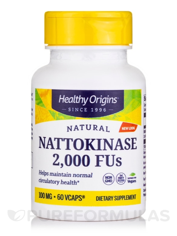 Nattokinase 2000 FU's (100 mg) - 60 Vcaps®