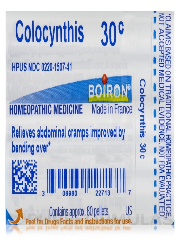 Colocynthis 30c - 1 Tube (approx. 80 pellets) - Alternate View 6