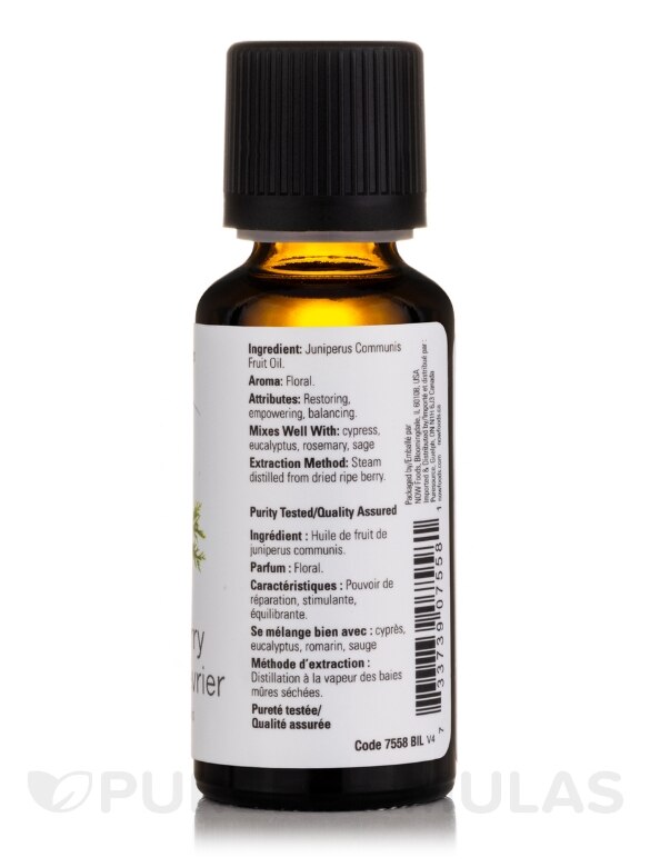 NOW® Essential Oils - Juniper Berry Oil - 1 fl. oz (30 ml) - Alternate View 1