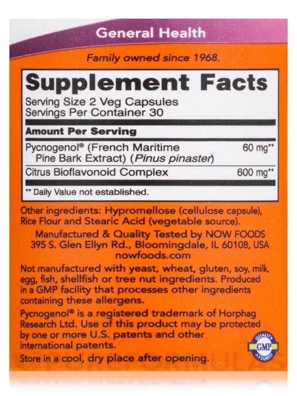 Pycnogenol® 30 mg - 60 Veg Capsules - Alternate View 3