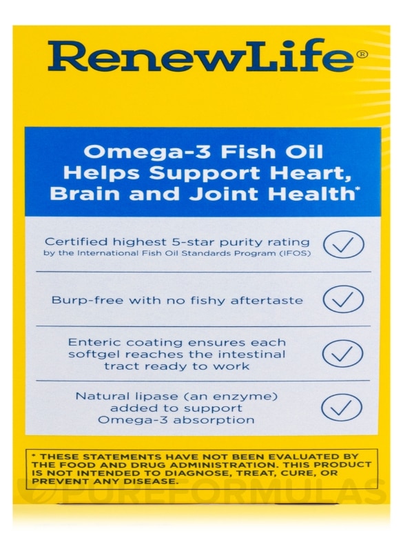 Norwegian Gold® Omega-3 Fish Oil Critical Omega - 60 Enteric-Coated Softgels - Alternate View 9
