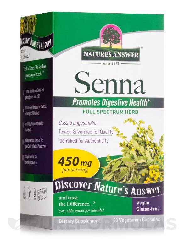 Senna Leaf - 90 Vegetarian Capsules