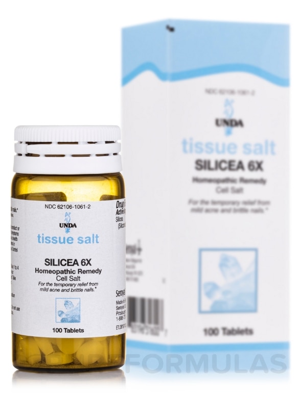 Tissue Salt - Silicea 6X - 100 Tablets - Alternate View 1