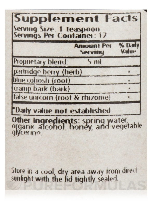 Mother's Cordial Elixir - 2 fl. oz (60 ml) - Alternate View 3