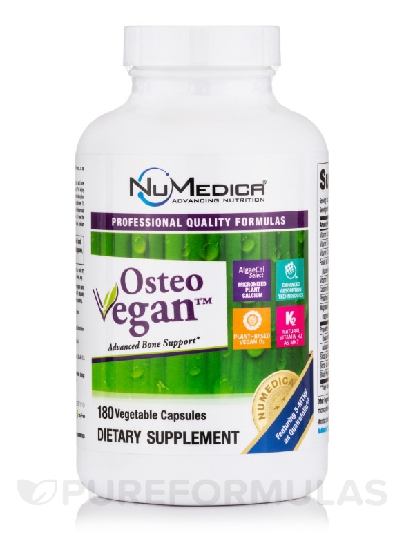 Osteo Vegan™ - 180 Vegetable Capsules