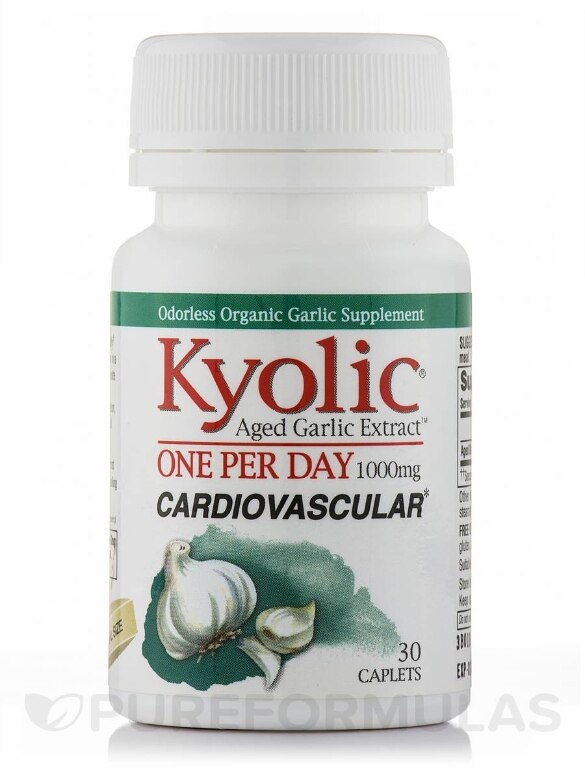 Kyolic® Aged Garlic Extract™ - Cardiovascular Health One Per Day - 30 Caplets