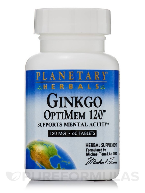 Ginkgo OptiMem 120 mg - 60 Tablets