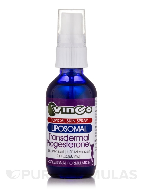 Liposomal Transdermal Progesterone (Topical Skin Spray) - 2 fl. oz (60 ml)
