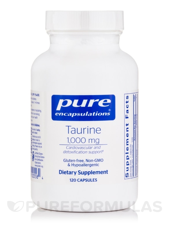 Taurine 1000 mg - 120 Capsules
