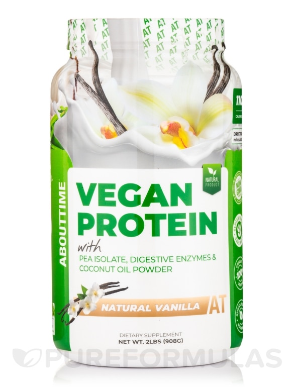 Vegan Protein Formula Vanilla Flavor - 2 lb (908 Grams)