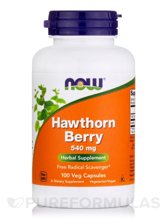 Hawthorn Berry 540 mg - 100 Capsules
