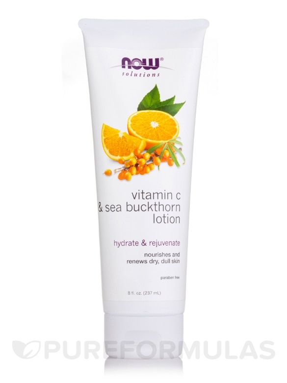 NOW® Solutions - Vitamin C and Sea Buckthorn Body Lotion - 8 oz (237 ml)
