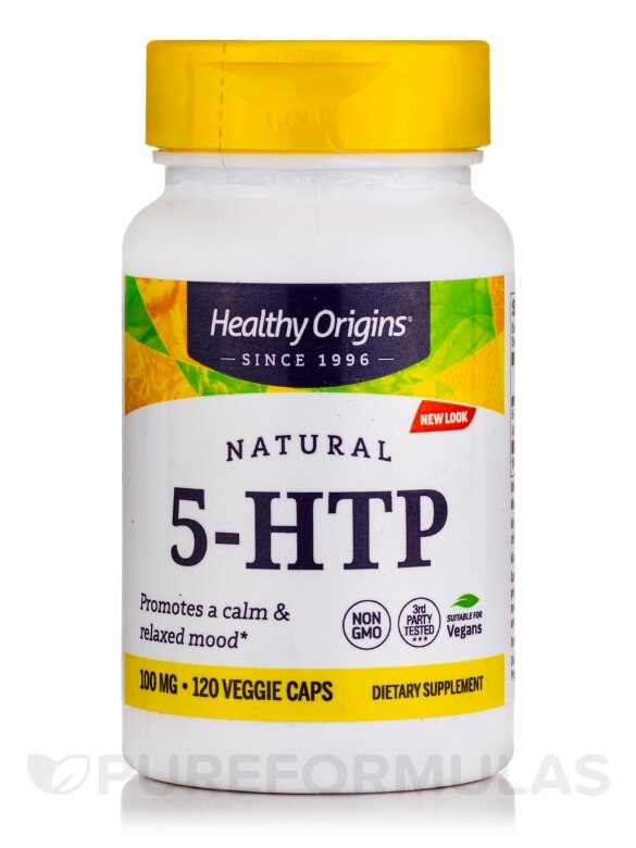 5-HTP 100 mg - 120 Veggie Capsules