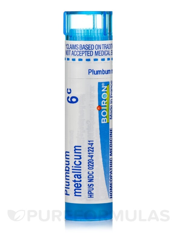 Plumbum Metallicum 6c - 1 Tube (approx. 80 pellets)