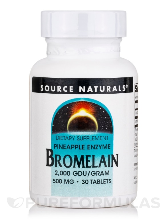 Bromelain 500 mg 2000 GDU - 30 Tablets