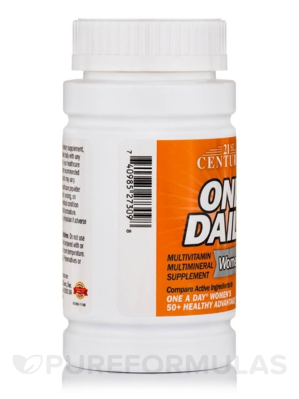 One Daily Women's 50+ - 100 Tablets - Alternate View 3