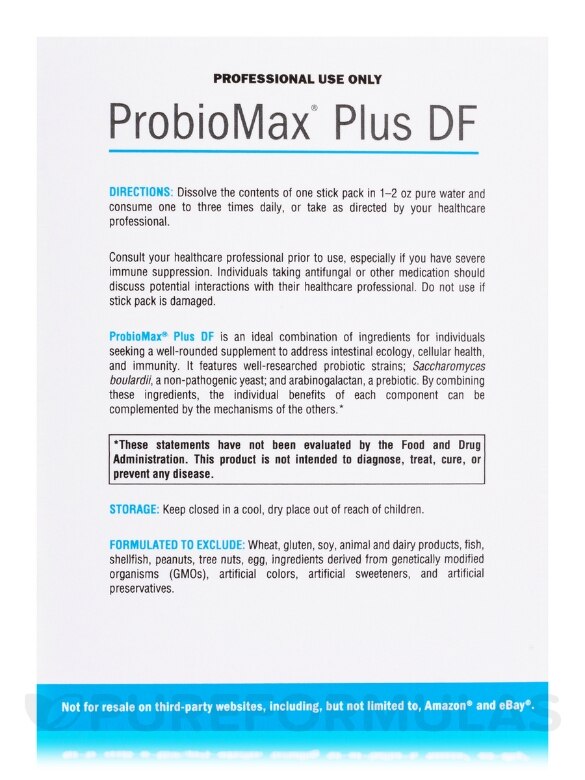 ProbioMax® Plus DF - 30 Servings - Alternate View 4
