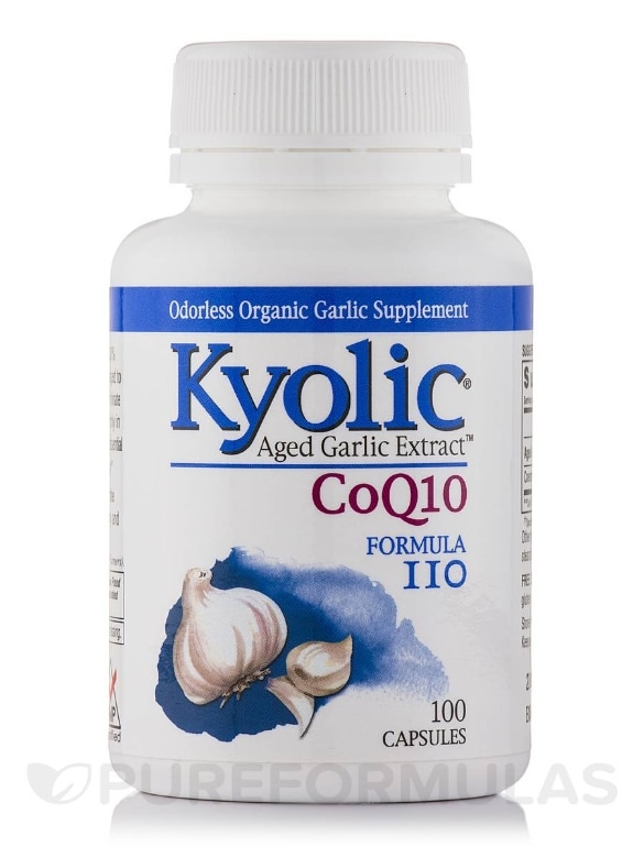 Kyolic® Aged Garlic Extract™ - CoQ10 Formula 110 - 100 Capsules