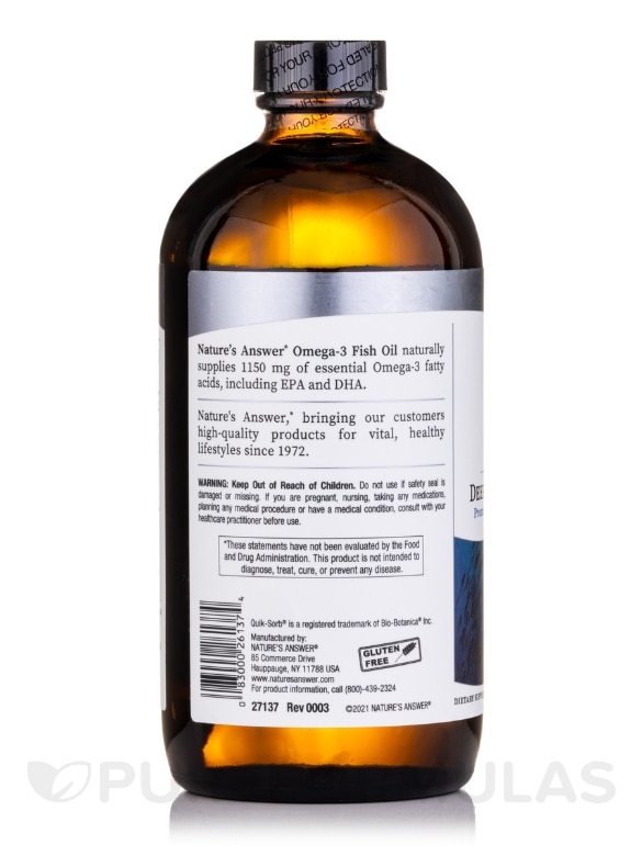 Liquid Omega-3 Fish Oil EPA/DHA