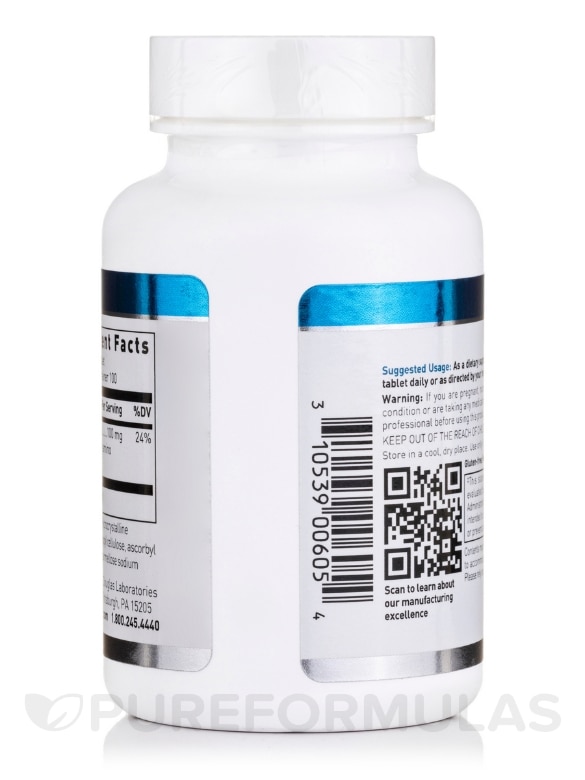 Chelated Magnesium - 100 Tablets - Alternate View 2