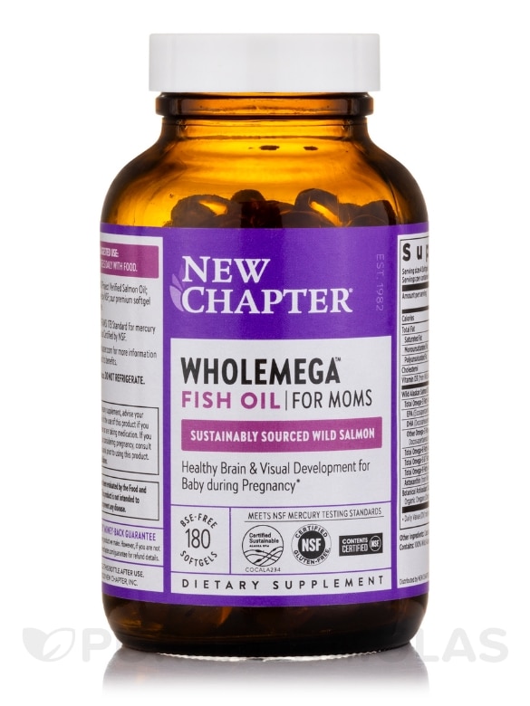 Wholemega® for Moms 500 mg - 180 Softgels - Alternate View 2