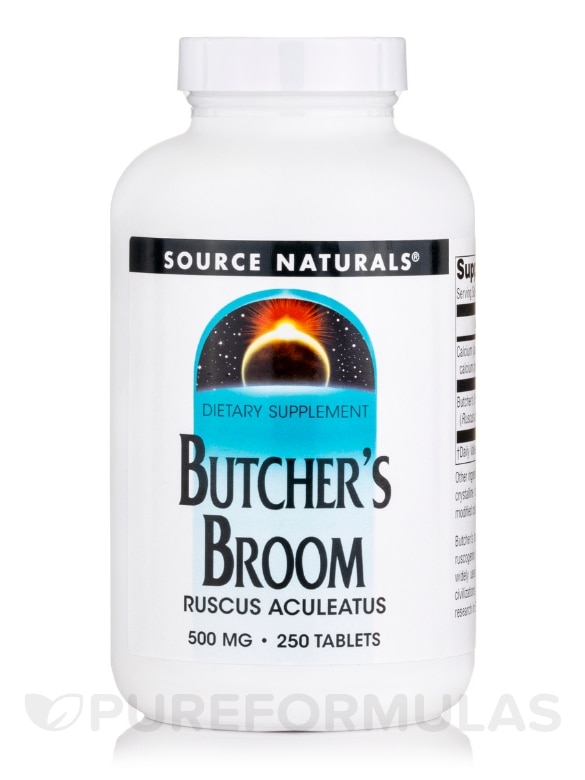 Butcher's Broom 500 mg - 250 Tablets