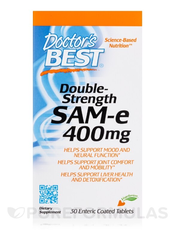 SAM-e 400 mg (Double Strength) - 30 Tablets - Alternate View 3