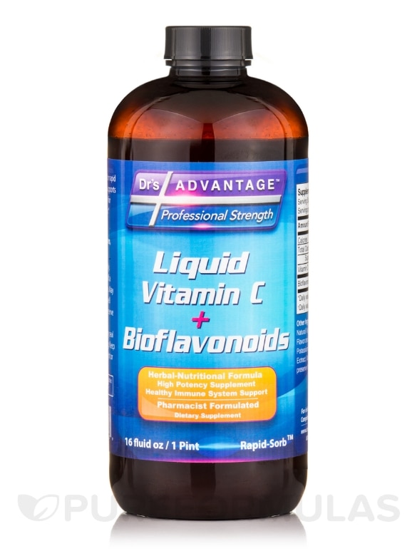 Liquid Vitamin C + Bioflavanoids - 16 fl. oz (1 Pint)