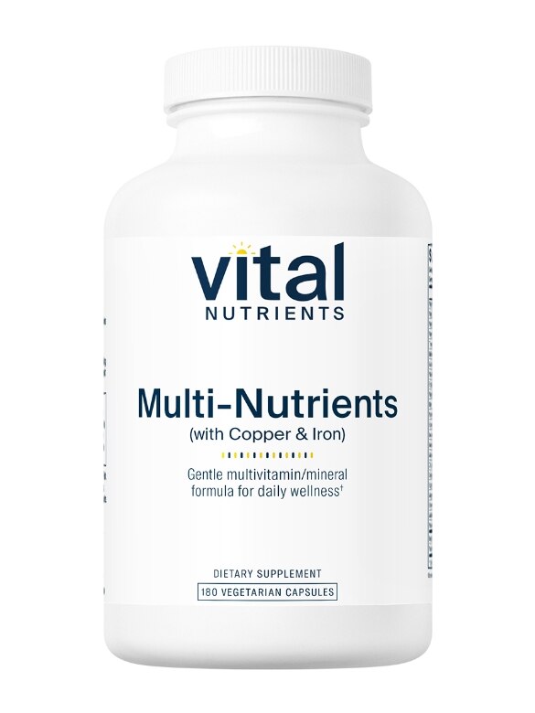 Multi-Nutrients 4 Citrate / Malate Formula (with Copper and Iron) - 180 Capsules