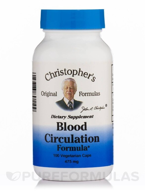 Blood Circulation Formula - 100 Vegetarian Capsules