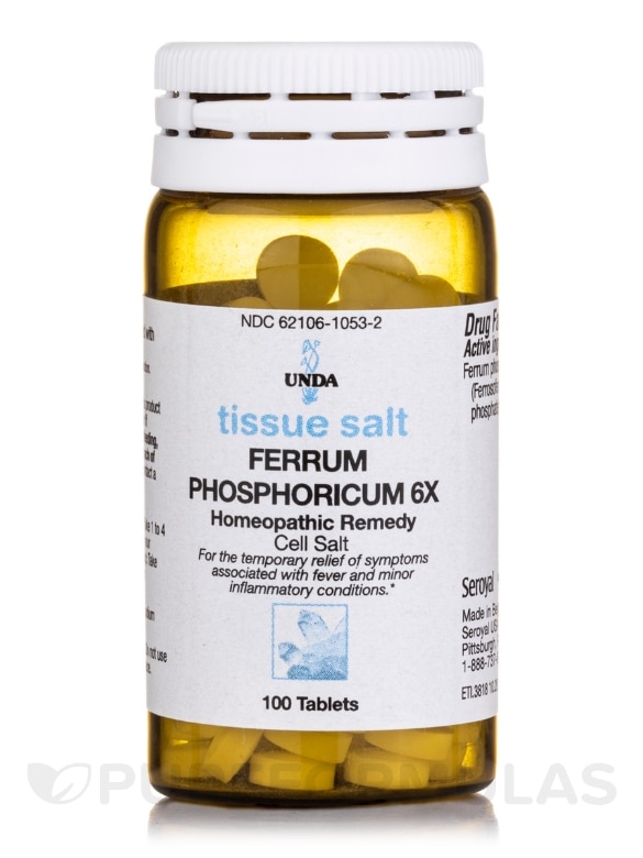 SCHUESSLER - Ferrum Phosphoricum 6X - 100 Tablets - Alternate View 2