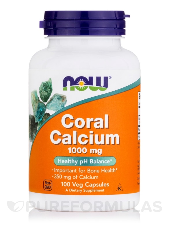 Coral Calcium 1000 mg - 100 Veg Capsules