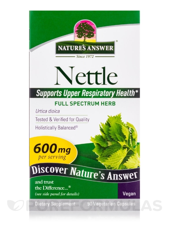 Nettle Leaf - 90 Vegetarian Capsules - Alternate View 3
