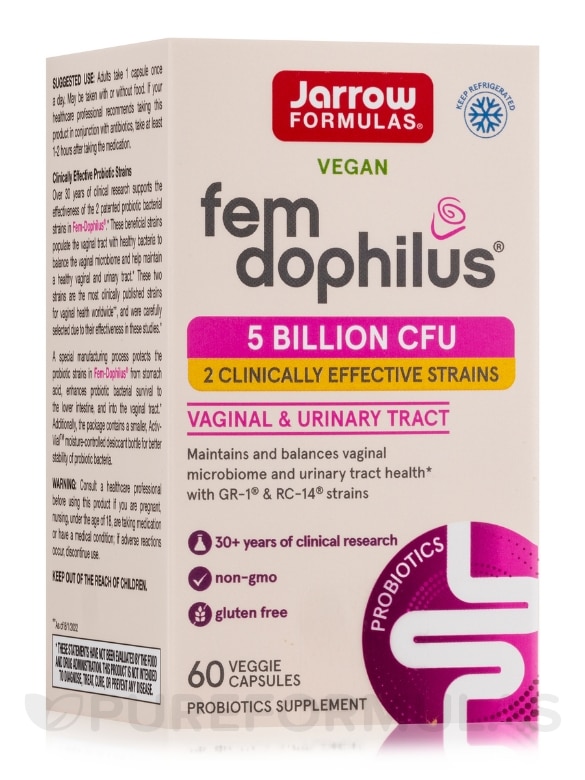 Fem-Dophilus® 5 Billion - 60 Capsules