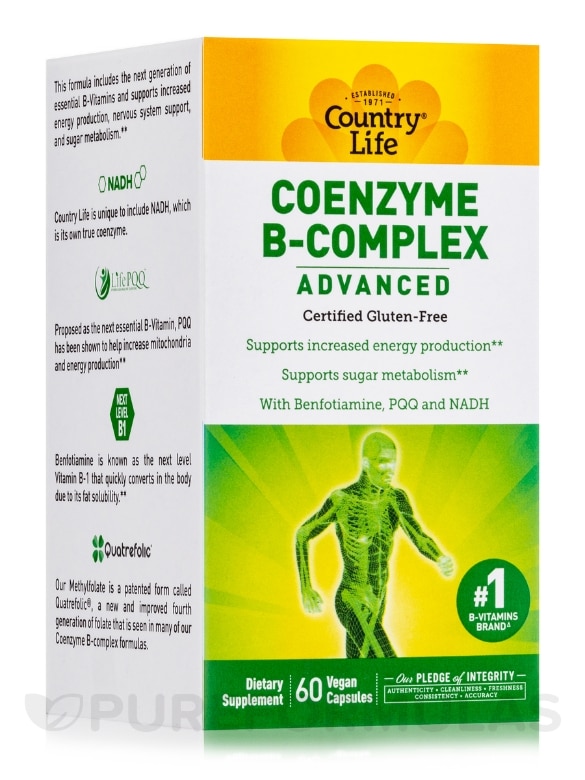 Coenzyme B-Complex Advanced - 60 Vegetarian Capsules
