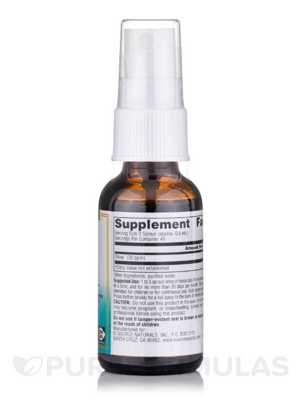 Wellness Colloidal Silver™ Throat Spray - 1 fl. oz (29.57 ml) - Alternate View 1
