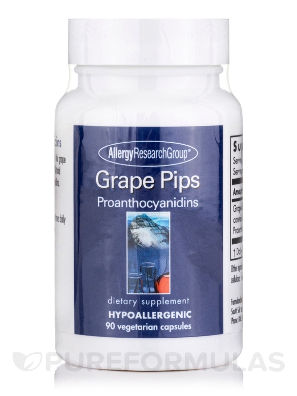 Grape Pips Proanthocyanidins - 90 Vegetarian Capsules