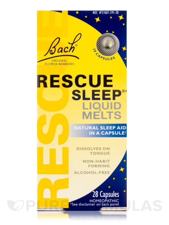 Rescue Sleep Liquid Melts - 28 Capsules - Alternate View 3