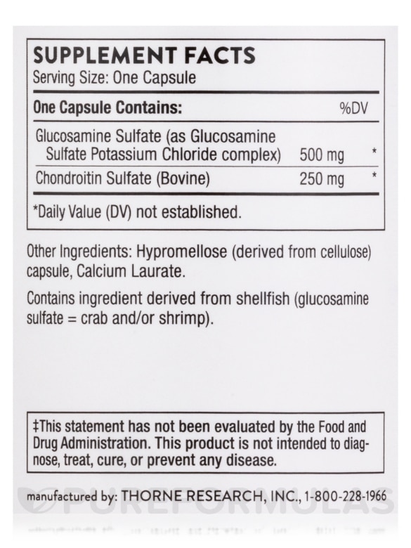 Glucosamine & Chondroitin - 90 Capsules - Alternate View 4