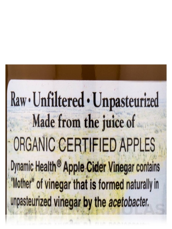 Organic - Raw Apple Cider Vinegar with Mother (Glass Bottle) - 16 fl. oz (473 ml) - Alternate View 5