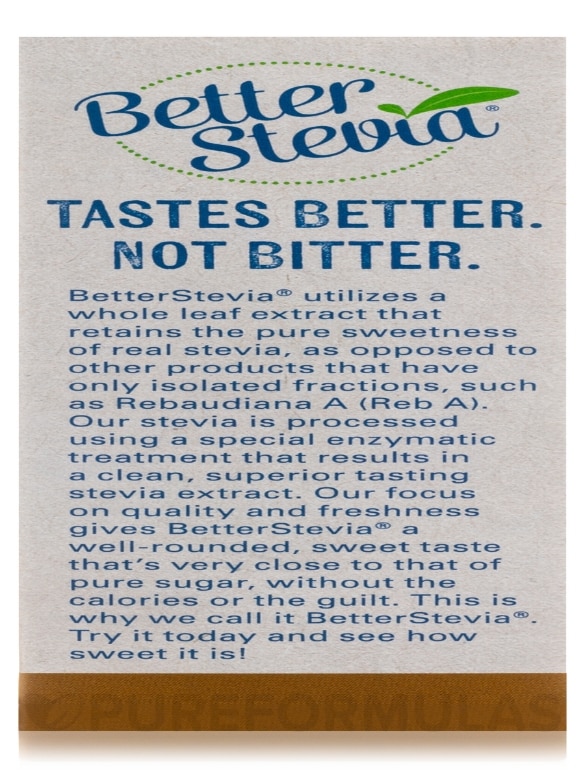 Better Stevia® Packets, French Vanilla - Box of 75 Packets - Alternate View 7