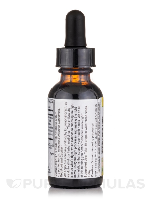 Lymphatonic™ Herbal Formula - 1 fl. oz (30 ml) - Alternate View 2